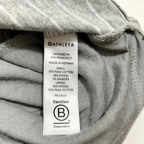 Athleta Central Striped Stretchy Dress - Picture 4 of 5